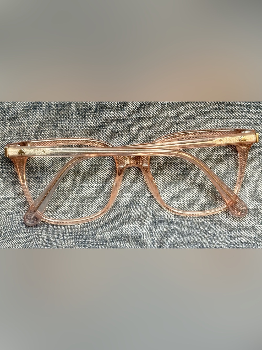 2 Pair Kate Spade Women Eyeglass Frames Cat Eye Oval Tortoiseshell Crystal Pink - Picture 8 of 10